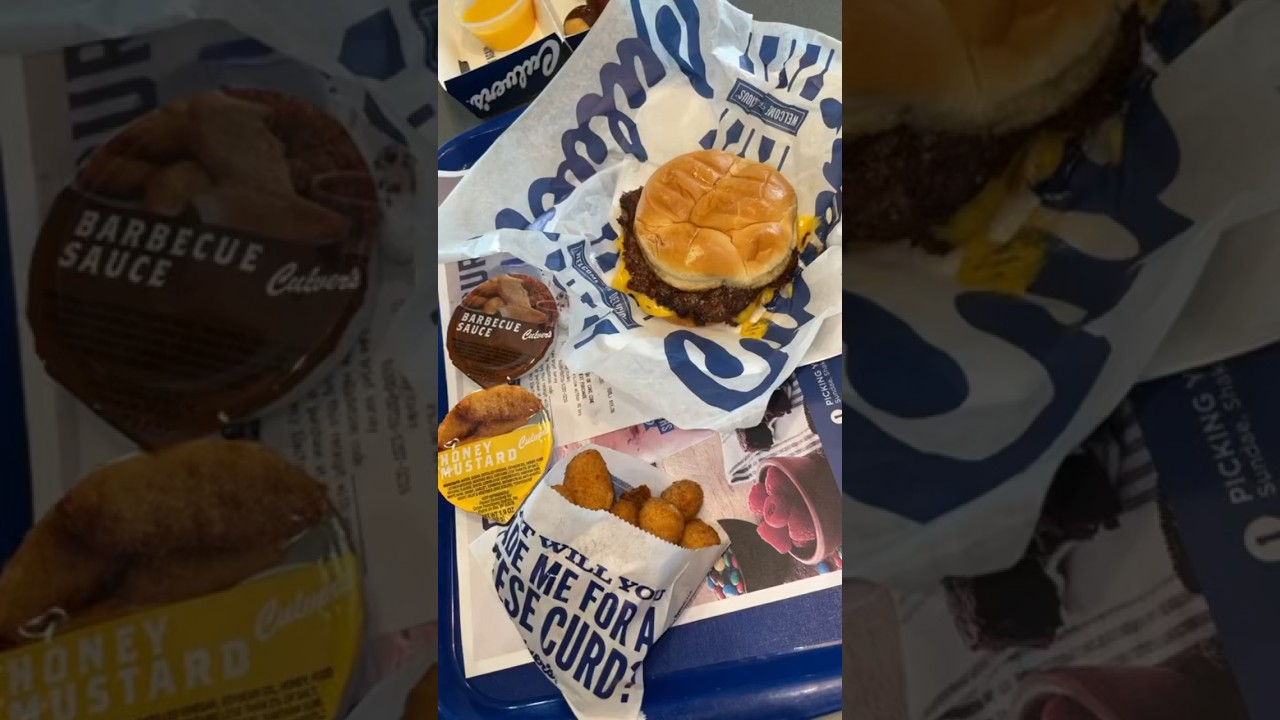 BEST CULVERS HACK! #culvers #fastfood #burger #fastfoodnation #fastfoodreview #fastfoodbinge #yummy