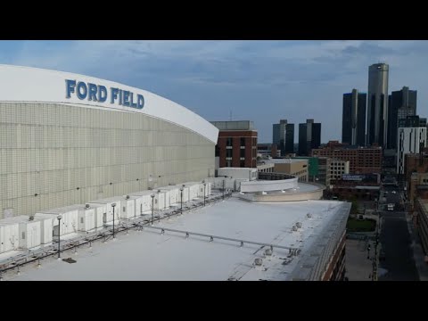 Ford Field | Downtown Detroit, Michigan [4K]