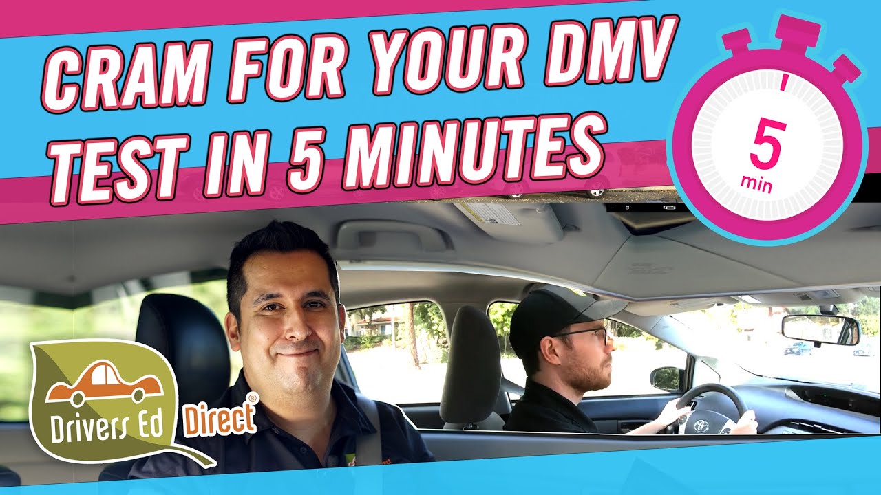 Drivers License Test • DMV Test in 5 Minutes. Fastest Free Guide for Passing the CA DMV Drive Test