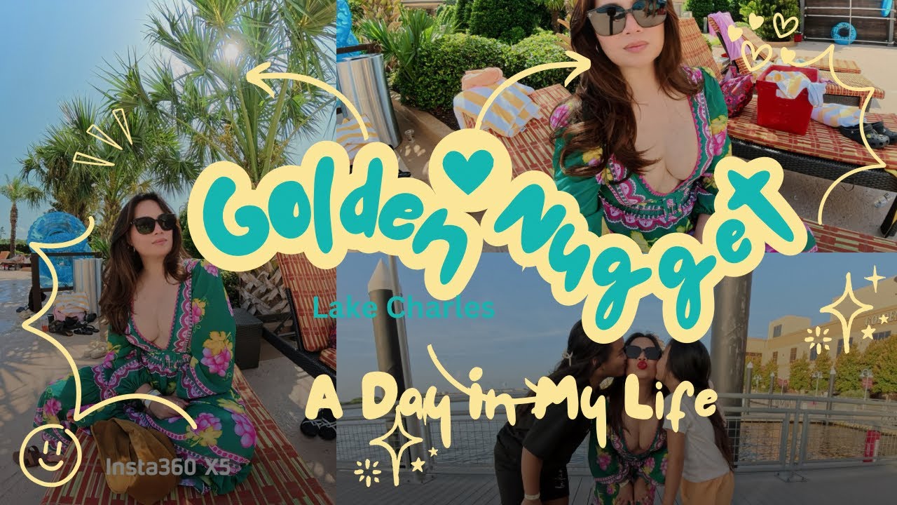 Family Fun at Golden Nugget Lake Charles | Hotel Tour & Pool Day Vibes