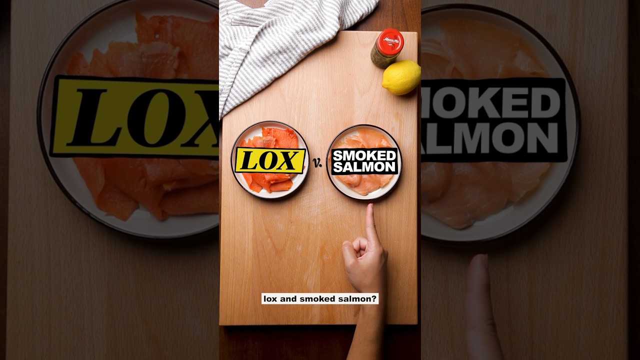 The difference between Lox and Smoked Salmon