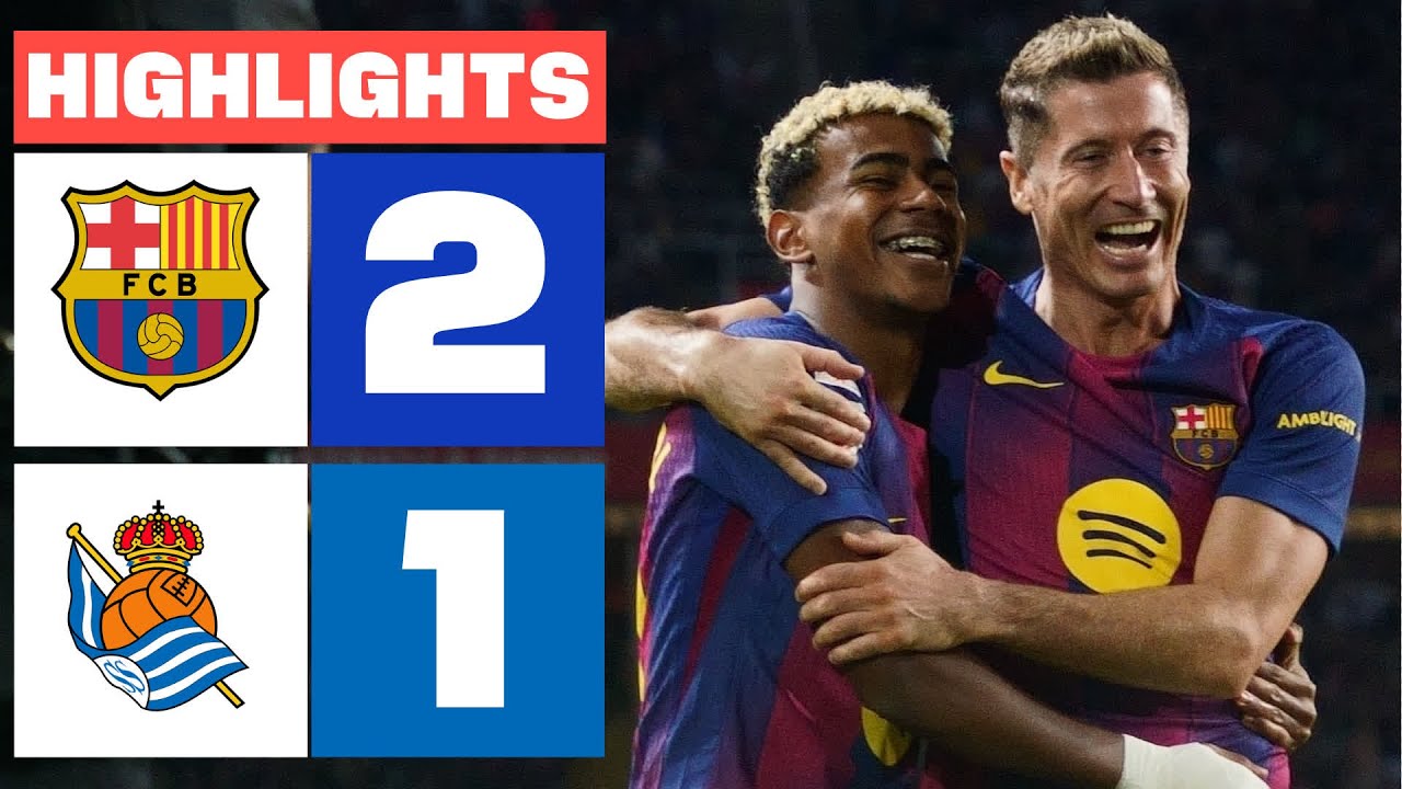 FC BARCELONA 2 - 1 REAL SOCIEDAD | RESUMEN LALIGA EA SPORTS