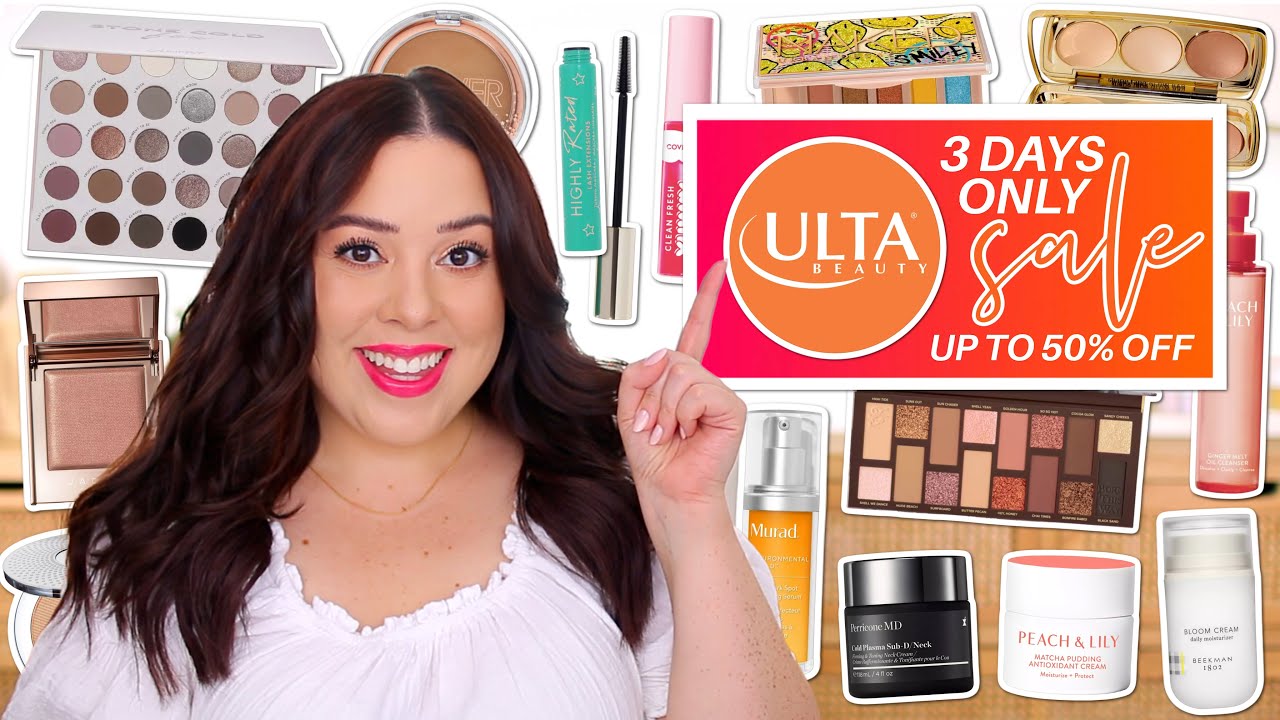 ULTA IS HAVING AN AMAZING SALE FOR 72 HOURS ONLY! 🎉 UP TO 50% OFF