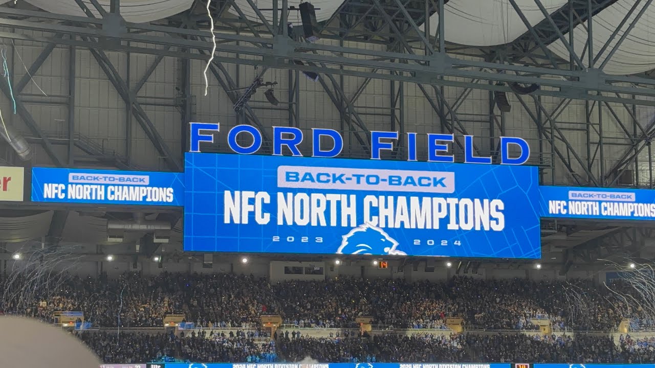 Lions vs Vikings - Ford Field, Detroit MI | January 5, 2025 | NFC North Championship & 1 Seed