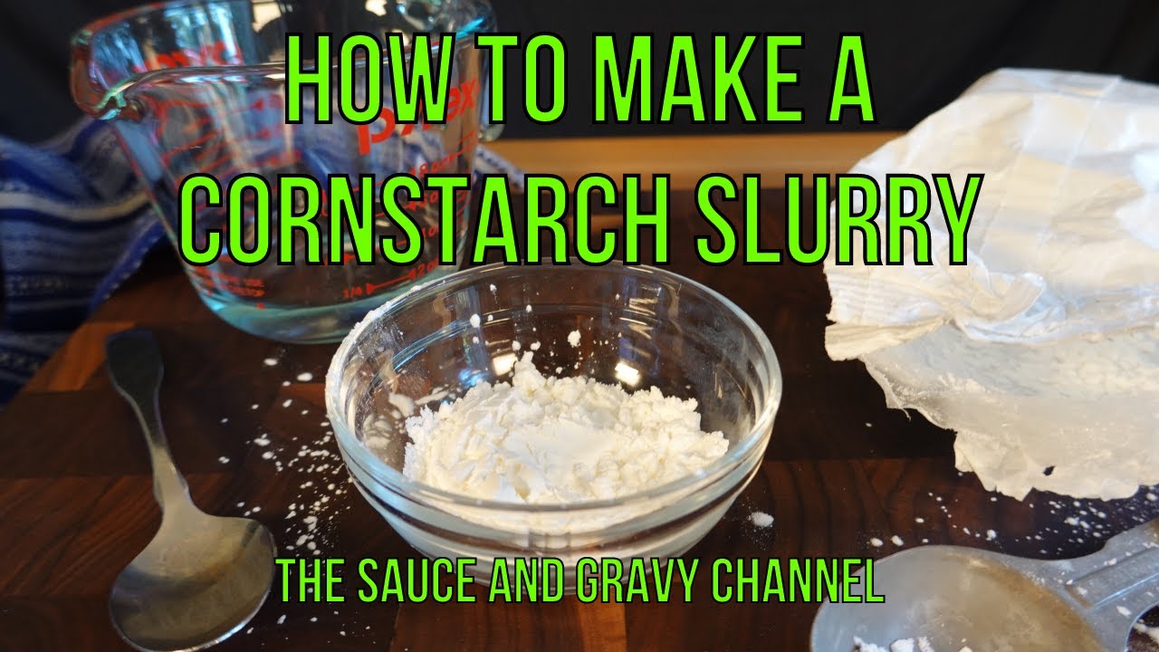 How to Make a Cornstarch Slurry | Cornstarch Slurry | Cornstarch | Slurry | How to Thicken a Sauce