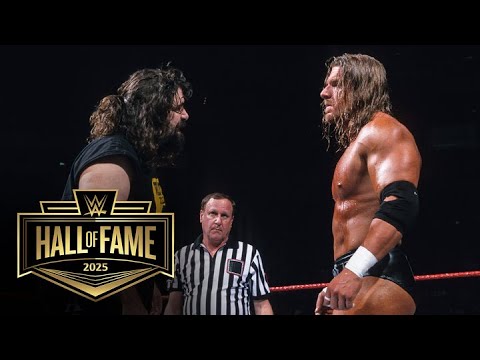 Triple H’s brutal Street Fight against Mick Foley