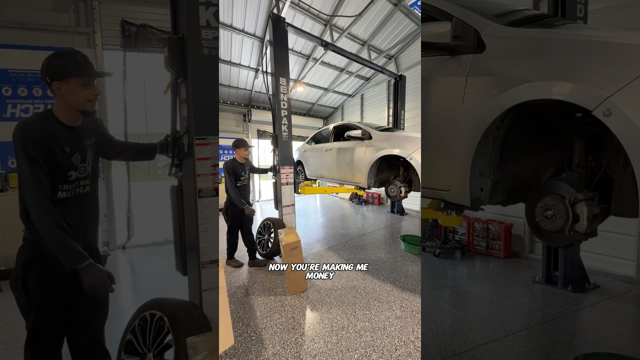 Replacing Axle and Struts On A Toyota Corolla