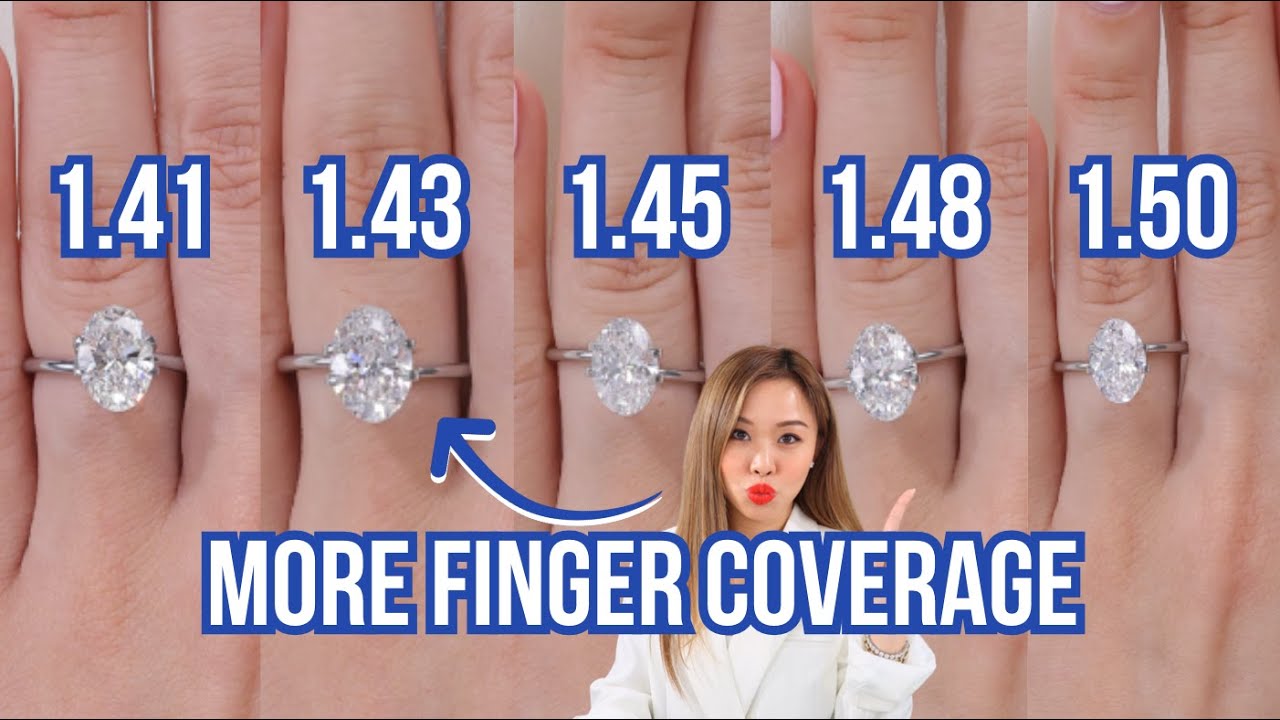 Oval Diamond Engagement Ring Carat and Ratio Comparison Complete Guide