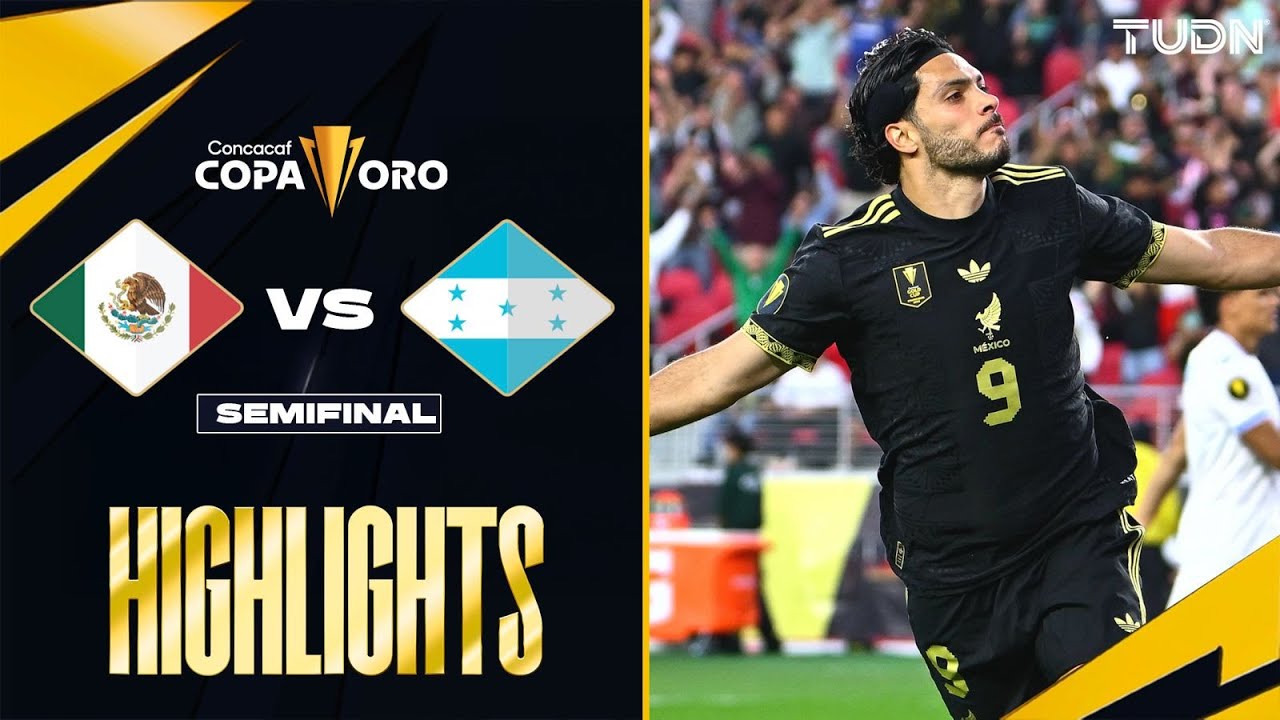 HIGHLIGHTS - México vs Honduras | Copa Oro - Semis 2025 | TUDN