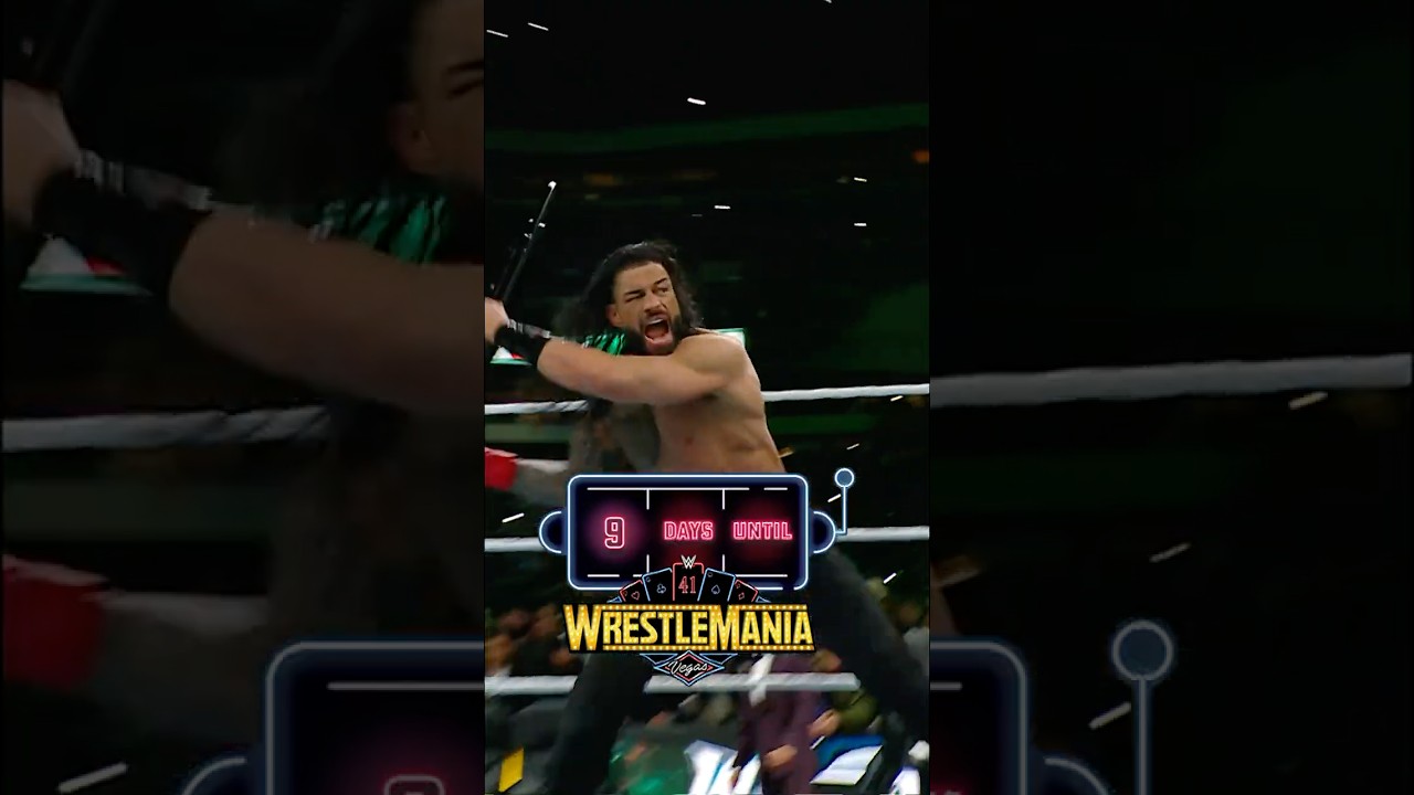 9 DAYS TO #WRESTLEMANIA 41!