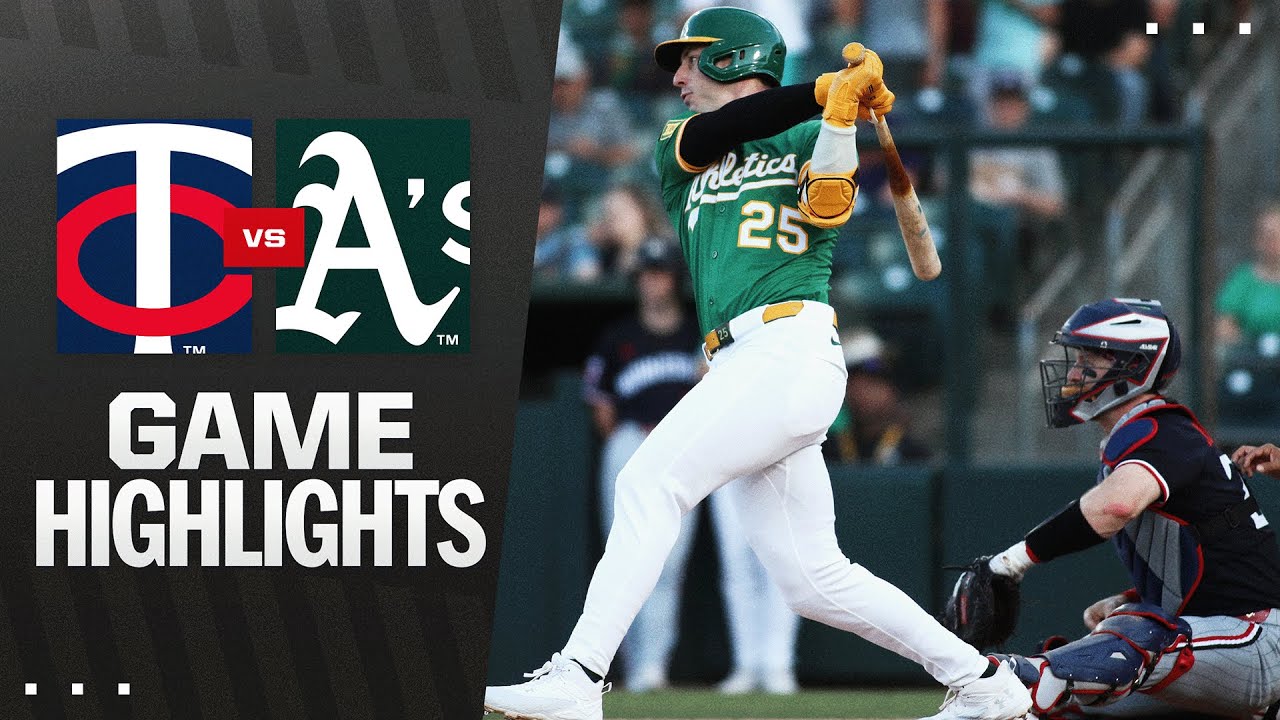 Twins vs. A's Game Highlights (6/3/25) | MLB Highlights