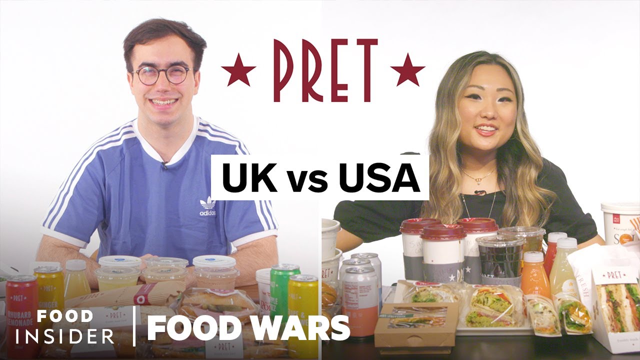 US vs UK Pret A Manger | Food Wars
