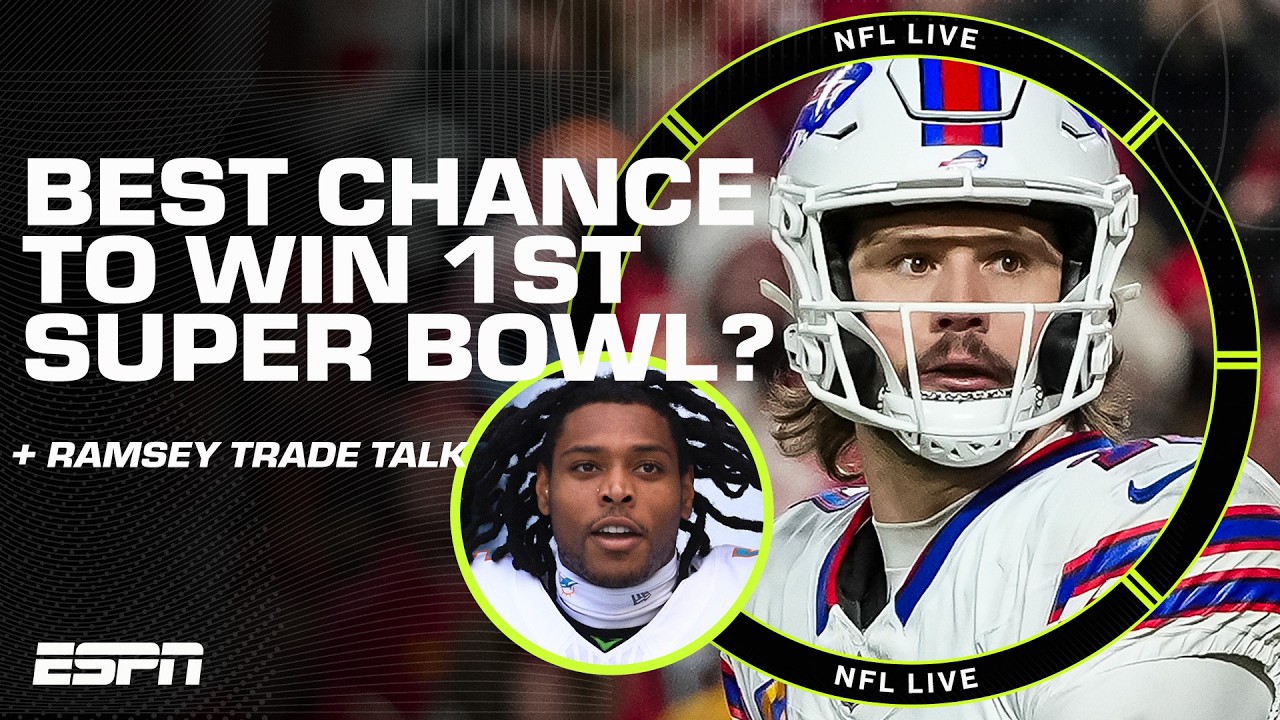 Should Dolphins KEEP Jalen Ramsey⁉️ + What team has BEST chance to WIN 1st Super Bowl? 🏆| NFL Live