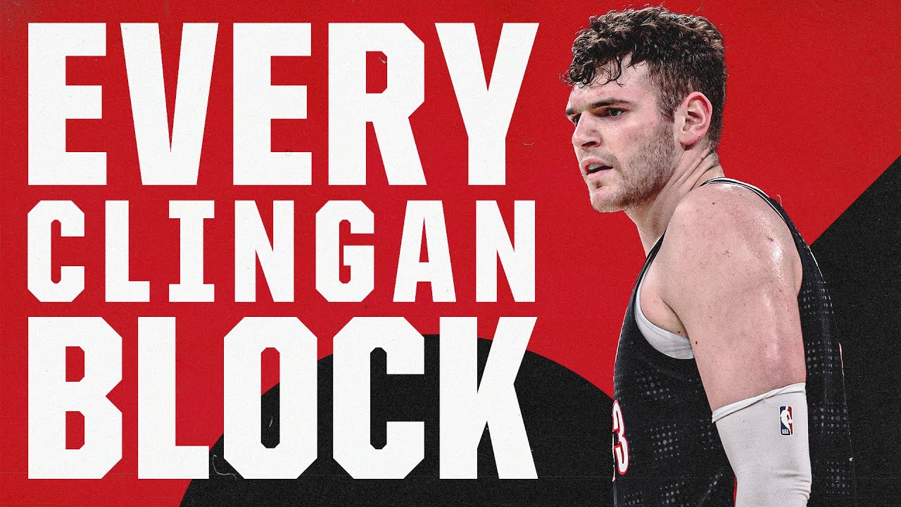 Every Donovan Clingan Block of the 2024-25 NBA Season! | Portland Trail Blazers