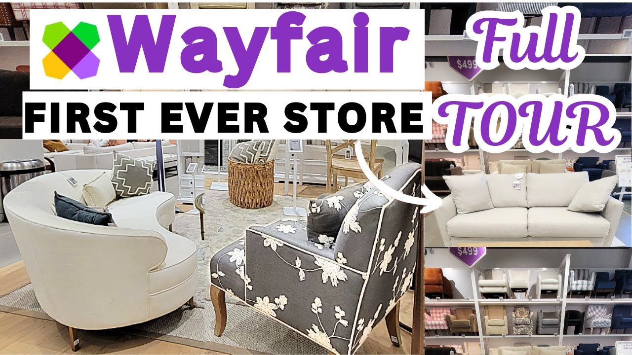 EXPLORING FIRST EVER Wayfair Furniture Store! FULL TOUR