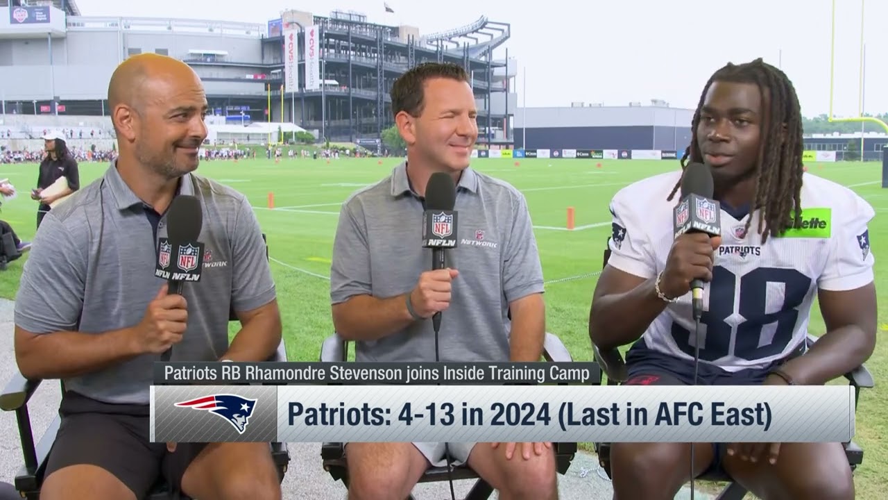 Rhamondre Stevenson Joins NFL Network to Talk First Week of Patriots Training Camp in Pads