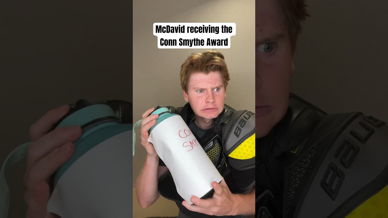 McDavid Recieving The Conn Smythe Award…