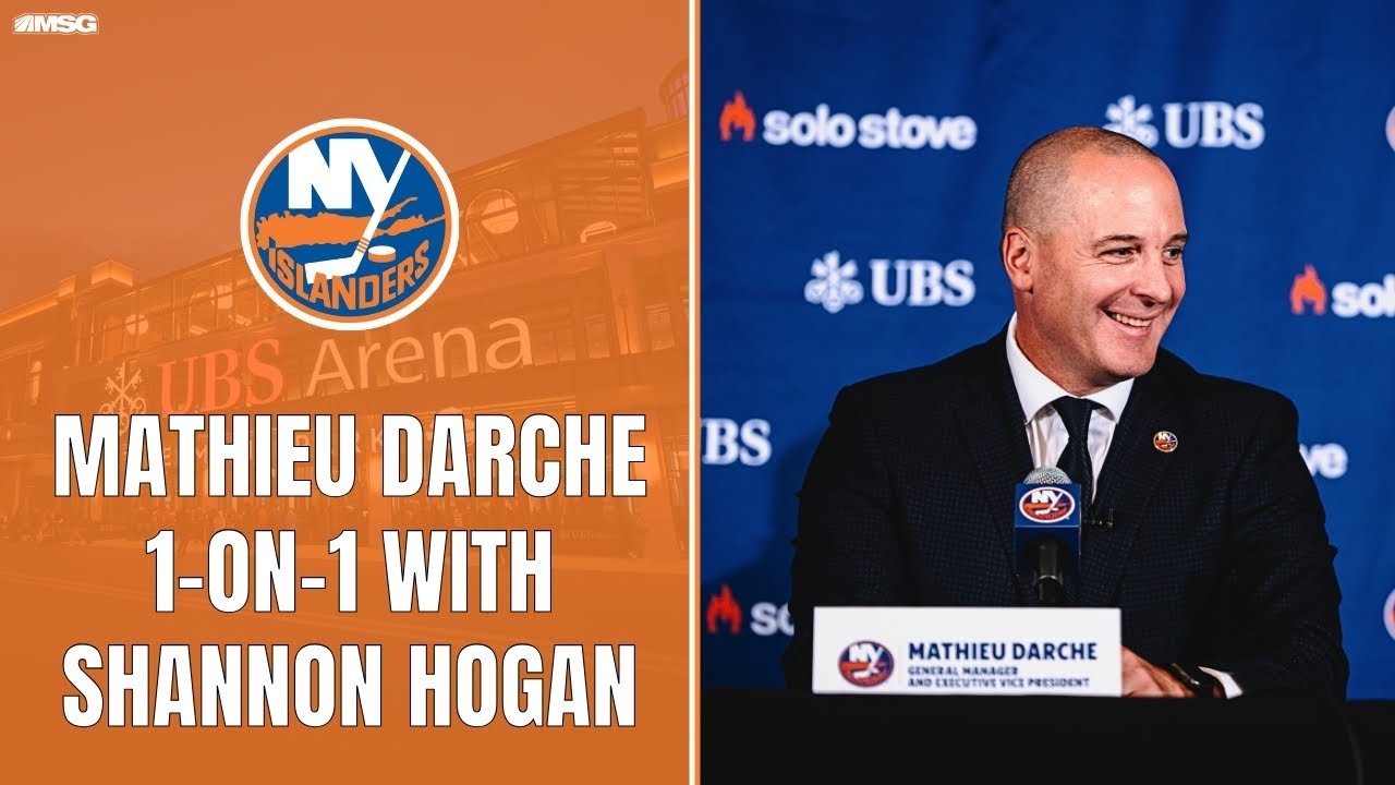 Shannon Hogan 1-on-1 with Isles new GM Mathieu Darche | New York Islanders
