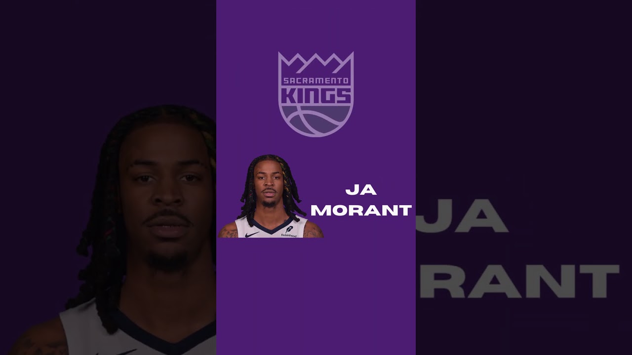 TRADING Ja Morant To The Sacramento Kings! #nba #basketball #viral
