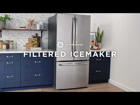 GE Appliances French Door Refrigerator with Filtered Icemaker