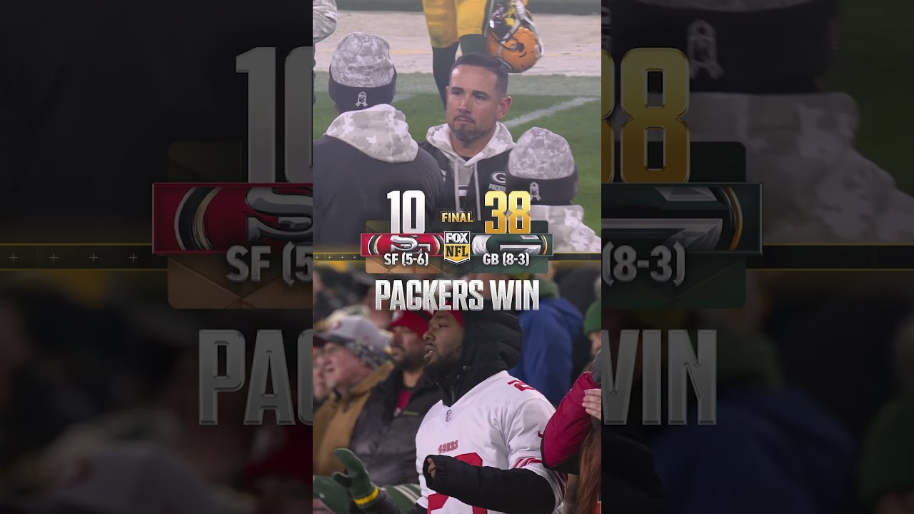 Packers dominate 49ers by 28 points 😳 #Packers #49ers #NFL #GreenBayPackers #football