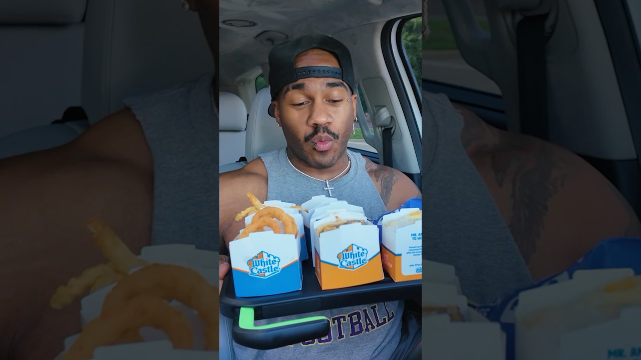 Trying The Entire White Castle Menu #shorts