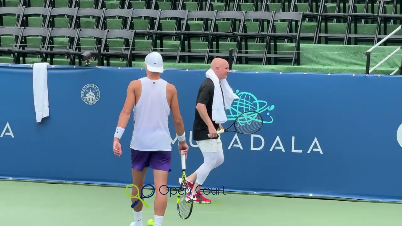 Citi Open – Agassi guest stars on Team Rune
