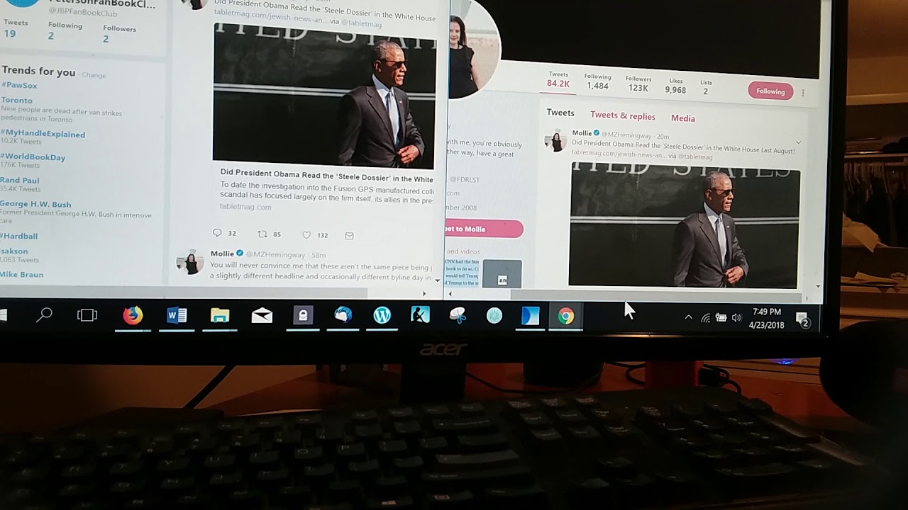 Twitter Shadow Banning Demonstration (@MZHemingway Shadow Banned)
