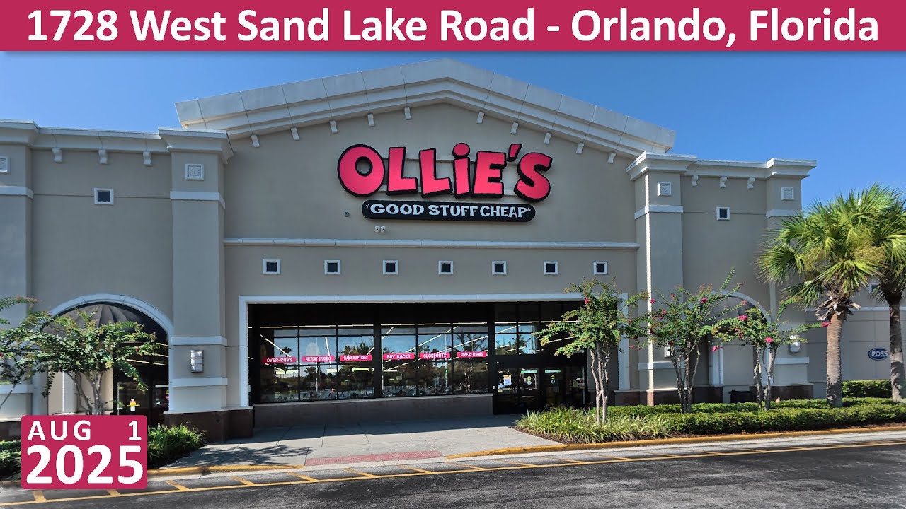 Ollie's Bargain Outlet in Orlando Florida at 1728 Sand Lake Rd - Shopping Ollies Cheap Stuff on OBT
