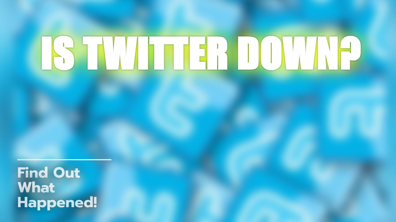 Is Twitter Down? 🚫 Find Out Now!