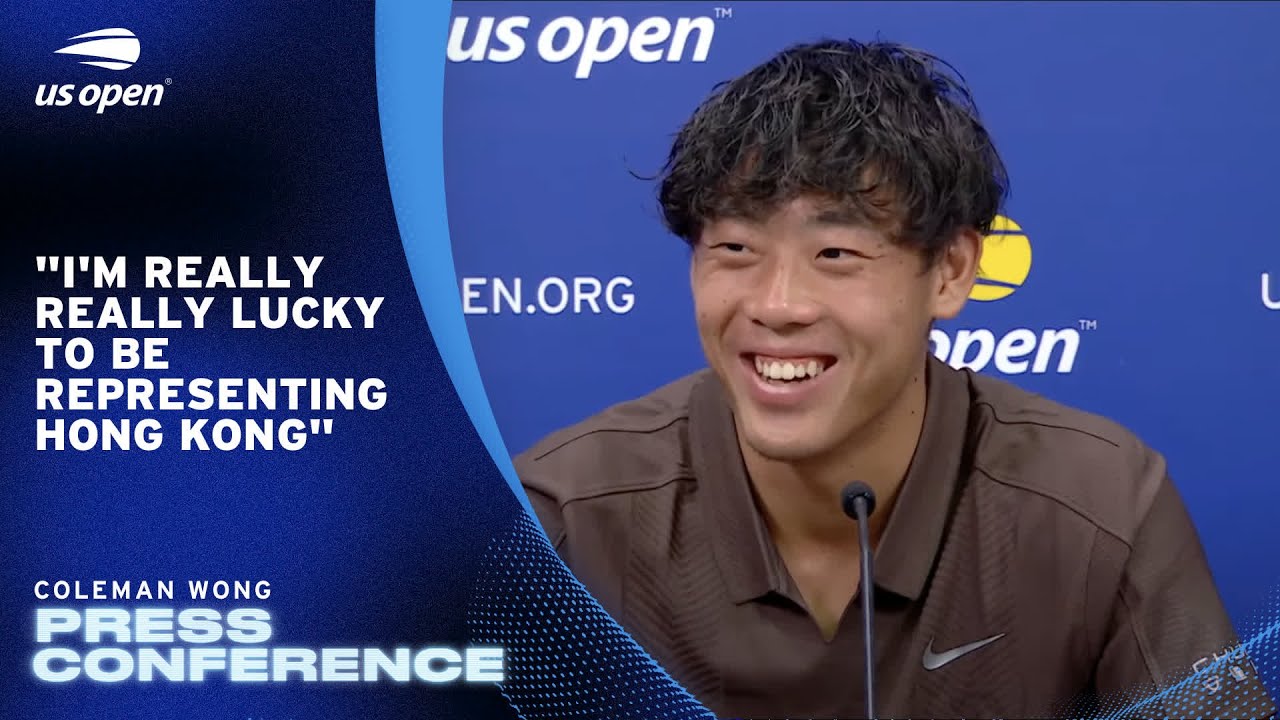Coleman Wong Press Conference | 2025 US Open Round 2