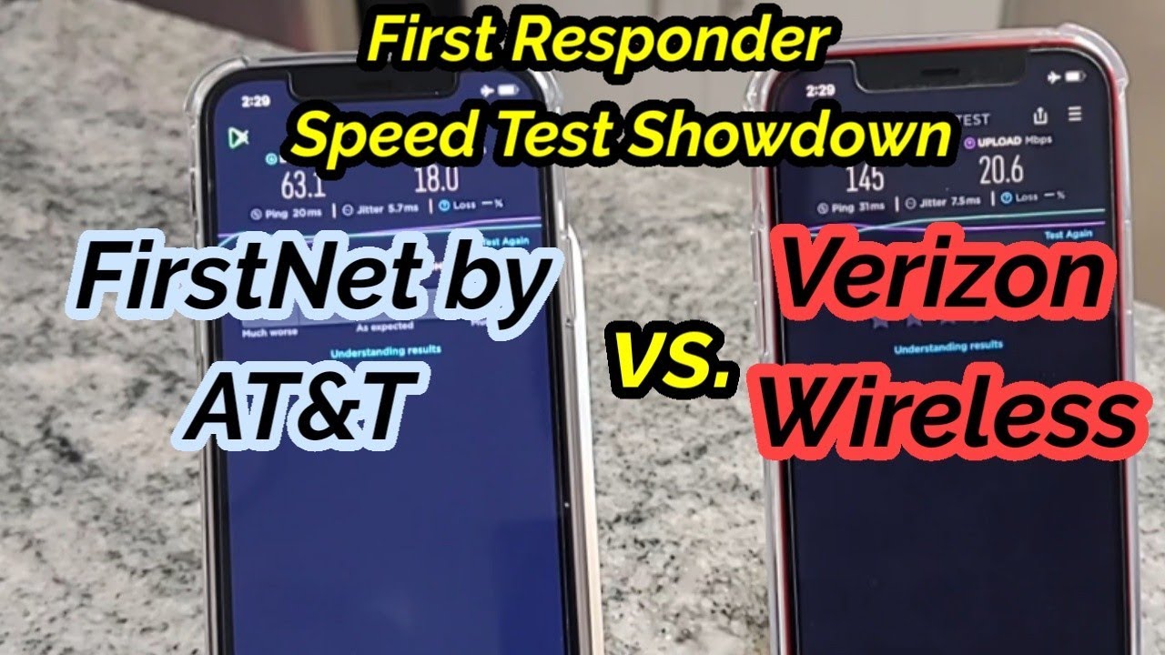 First Responder Network Showdown || FirstNet By AT&T vs. Verizon || Speed With Sneed