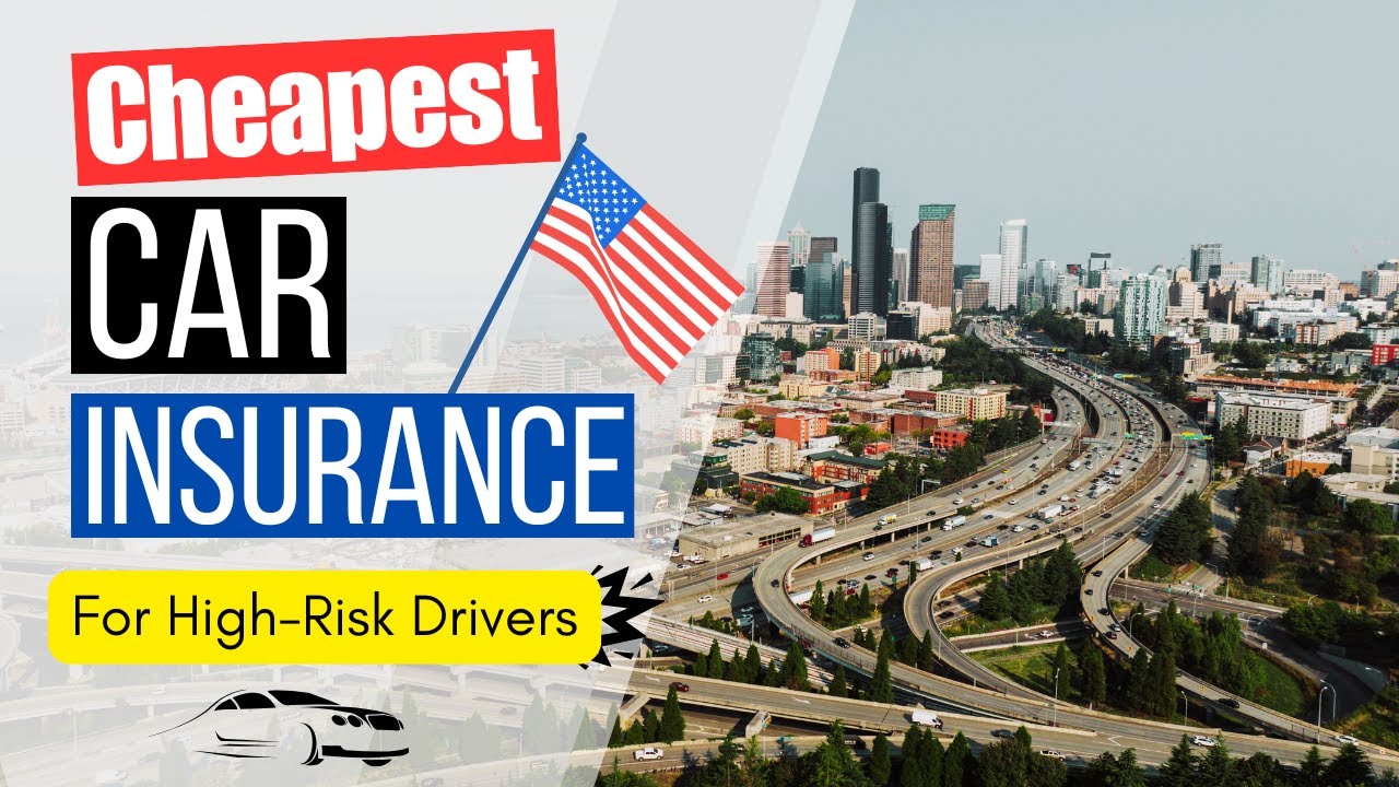 Top 5 Cheapest Car Insurance Companies 🚗💰 for High-Risk Drivers USA 🇺🇸 (2025 Update!)