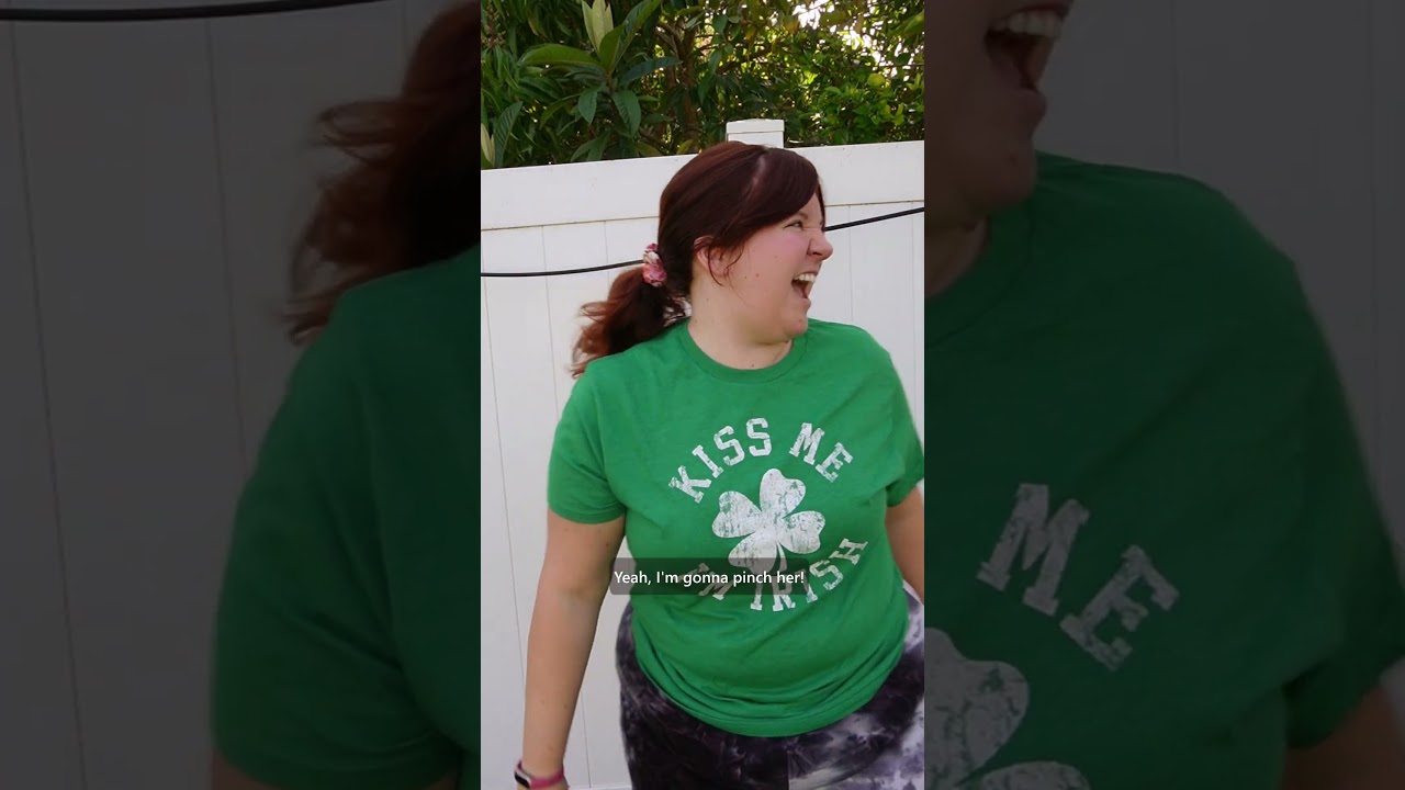 Kids With Green Eyes On St Patrick's Day