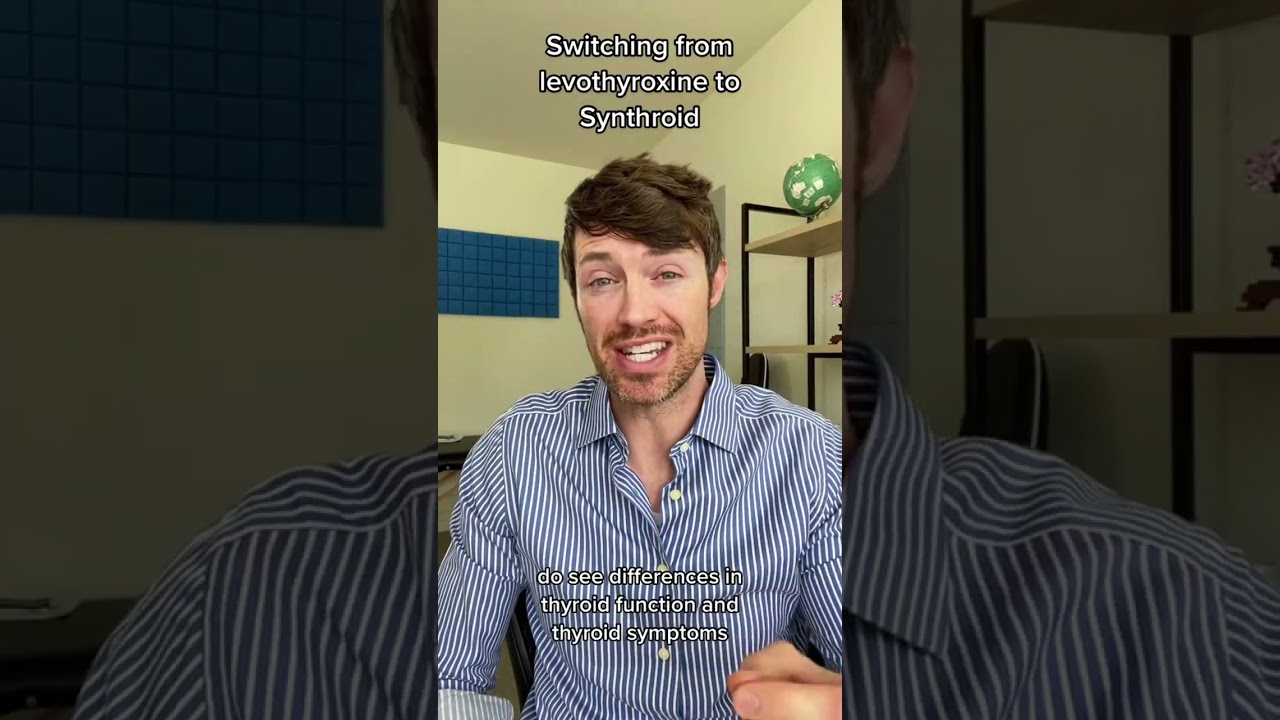 Levothyroxine is NOT The Same as Synthroid