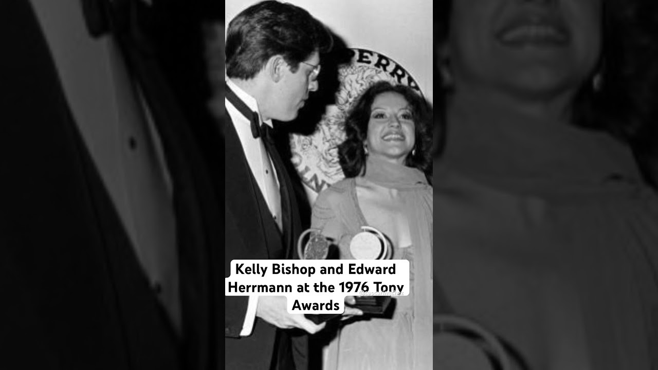 Kelly Bishop and Edward Herrmann at the 1976 Tony Awards