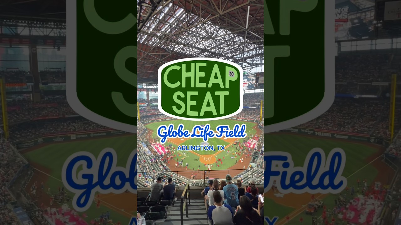 I found the WORST seat at Globe Life Field, home of the Texas Rangers #mlb #baseball