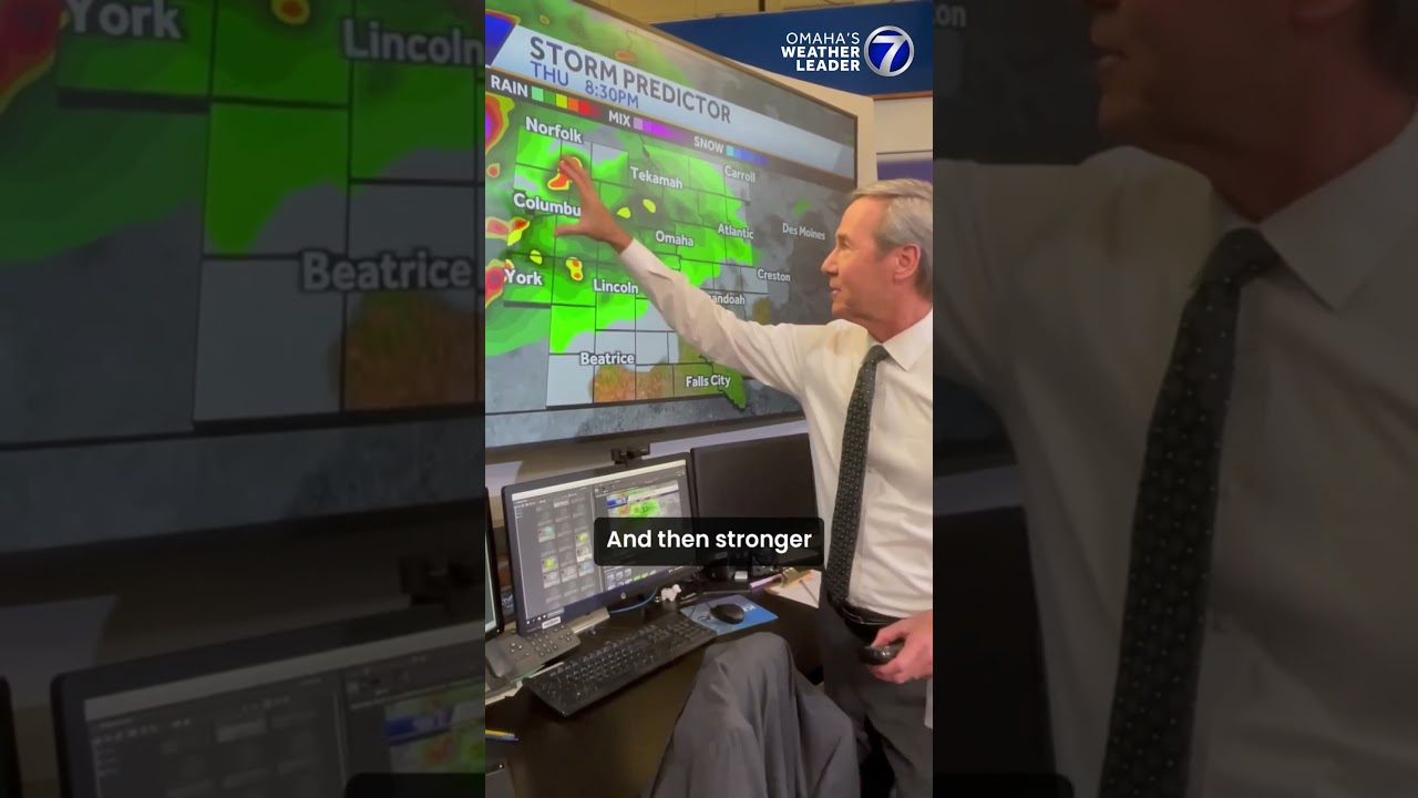 Severe storms possible for Omaha area Thursday