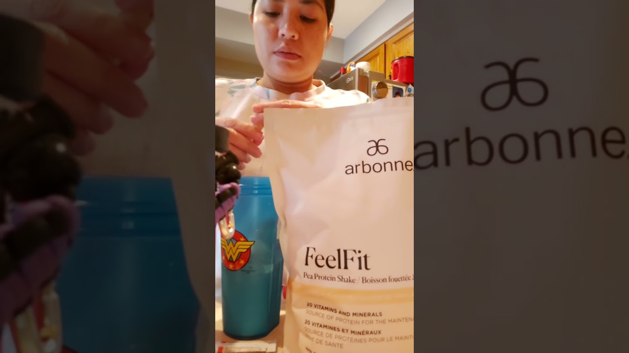 Making my #Arbonne Protein shake with Gut health