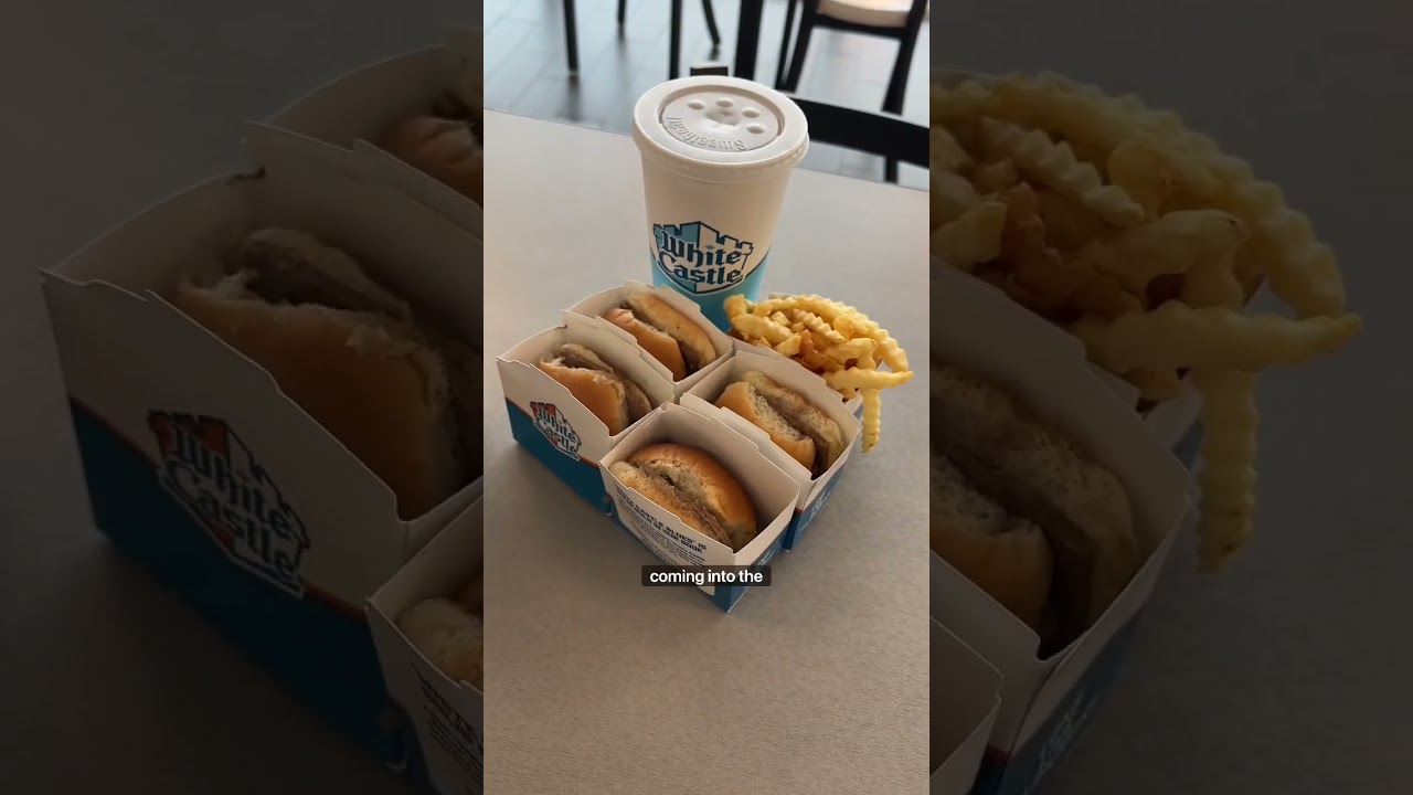 MY FIRST TIME AT WHITE CASTLE! - #shorts