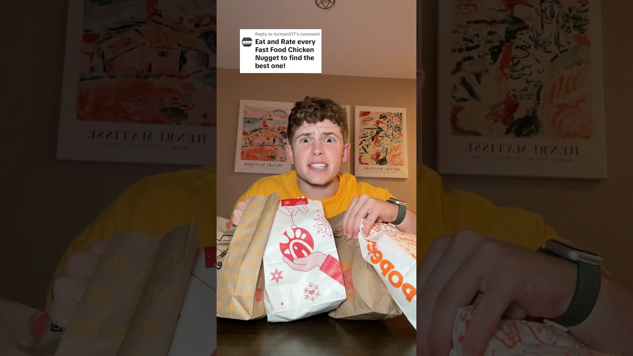 Eating and Rating EVERY Fast Food Chicken Nugget to Find The Best One!