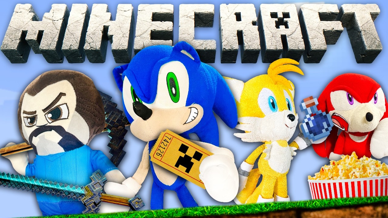 Sonic Goes to A Minecraft Movie! - Sonic and Friends