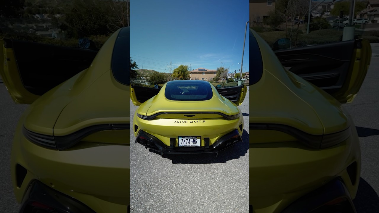 The 2025 Aston Martin Vantage sounds legendary