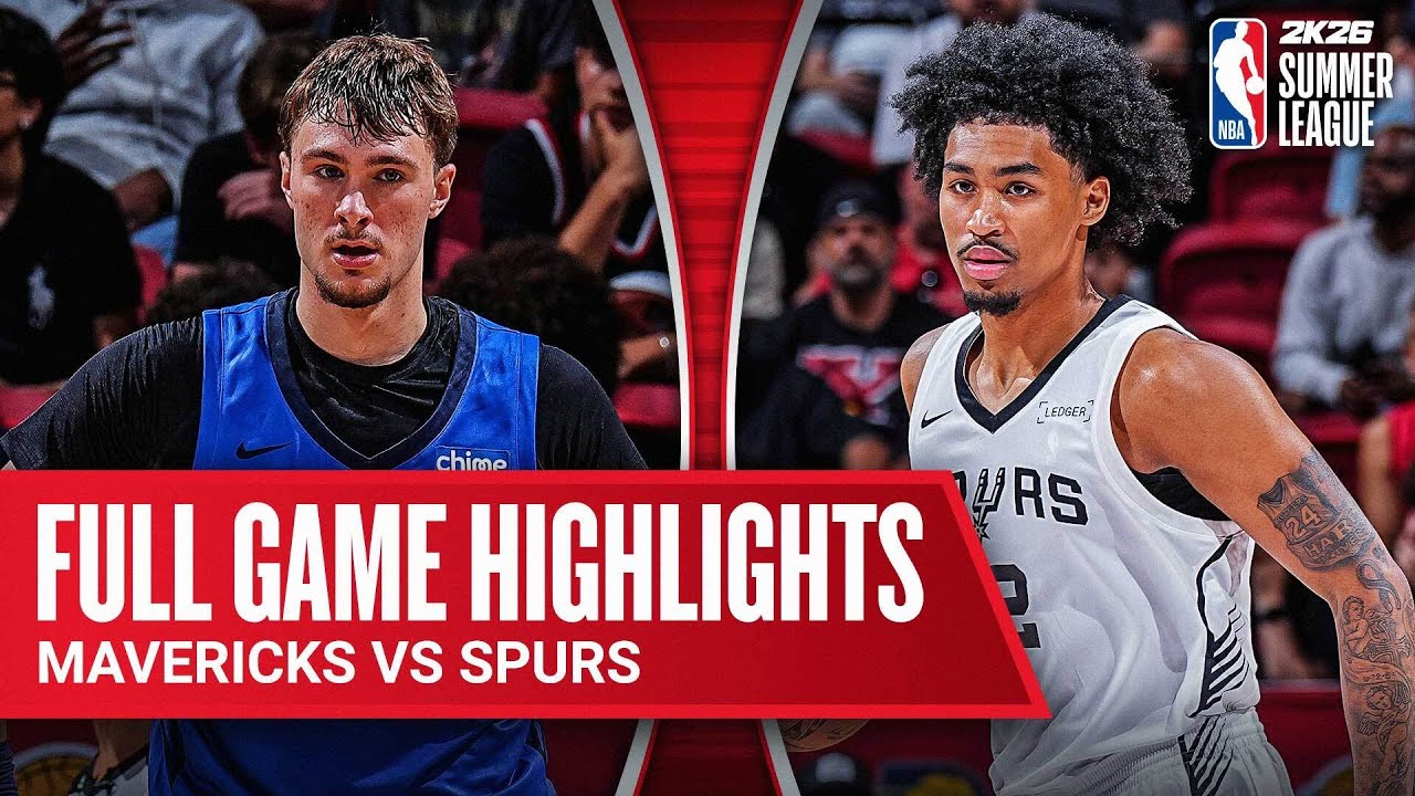 SPURS vs MAVERICKS | NBA SUMMER LEAGUE | FULL GAME HIGHLIGHTS | July 12, 2025