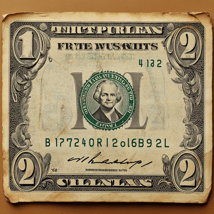 1976 two dollar bill value