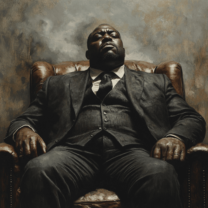 big black man
