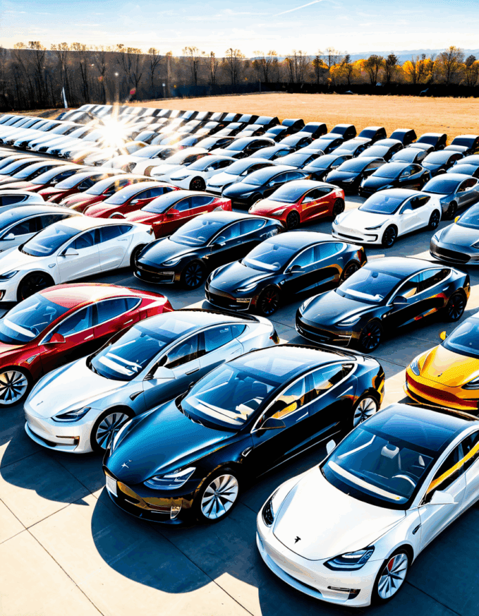 tesla inventory