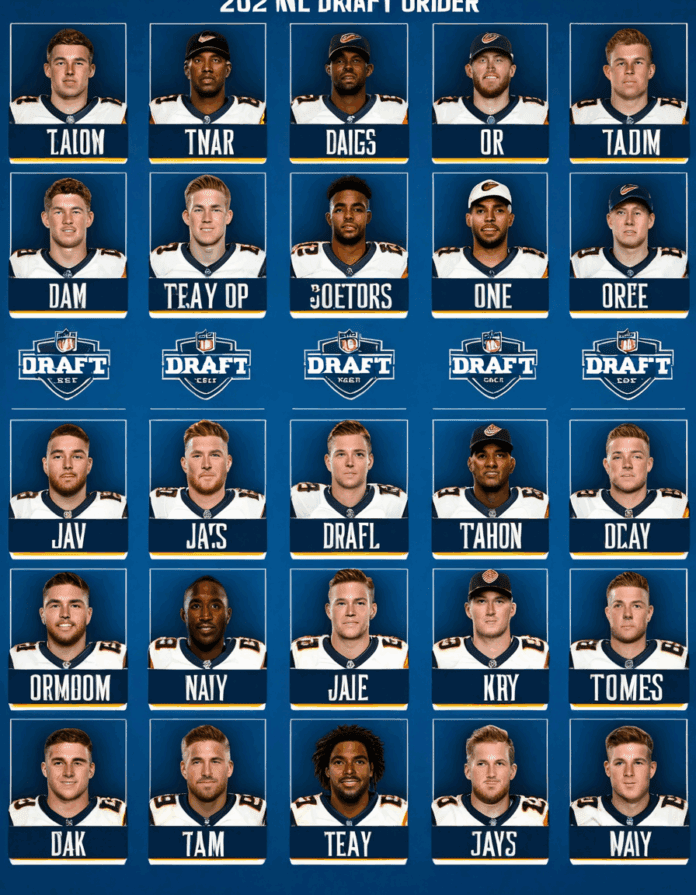 2025 nfl draft order