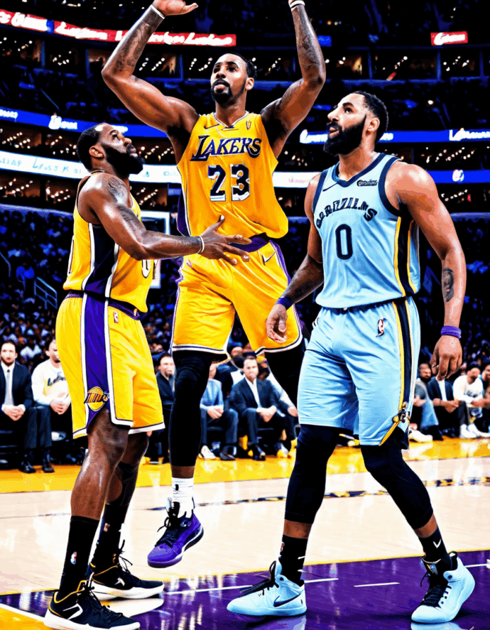 lakers vs grizzlies