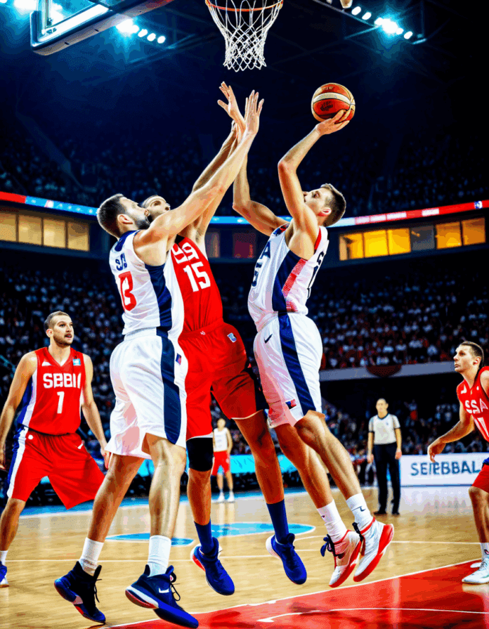usa vs serbia basketball